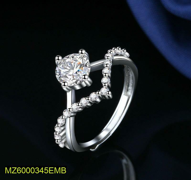 Crystal Diamond Ring